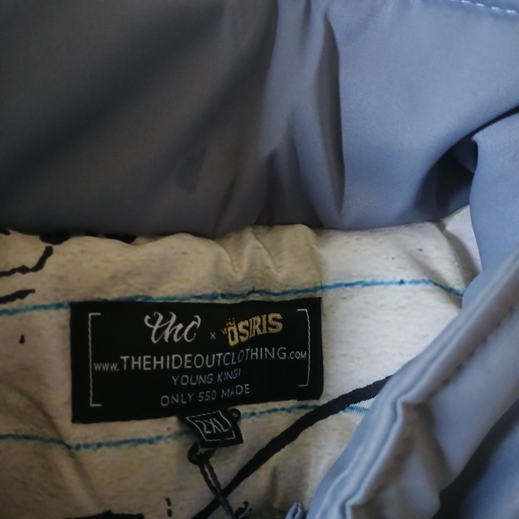 The Hideout Clothing YK Tech Utility Puffer Vest Grey Size XXL Large - Picture 2 of 5